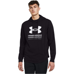 UNDER ARMOUR Rival Terry Hoodie Herren 001 - black/castlerock M