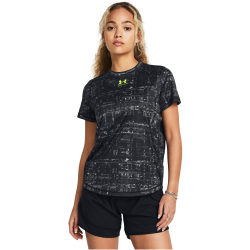 UNDER ARMOUR Challenger Pro Trainingsshirt Damen 002 - black/high vis yellow XS