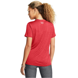 UNDER ARMOUR Tech Twist T-Shirt Damen 814 - red solstice/coho/white L