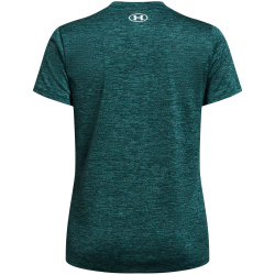 UNDER ARMOUR Tech Twist T-Shirt Damen 449 - hydro teal/coastal teal/white L