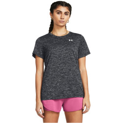 UNDER ARMOUR Tech Twist T-Shirt Damen 001 - black/white XS