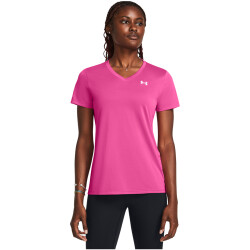 UNDER ARMOUR Tech T-Shirt Damen 652 - rebel pink/white XS