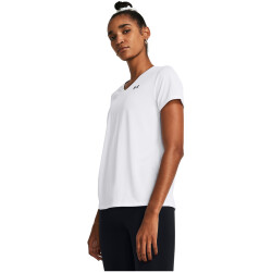 UNDER ARMOUR Tech T-Shirt Damen 100 - white/black XS