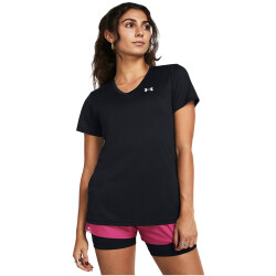 UNDER ARMOUR Tech T-Shirt Damen 001 - black/white XS