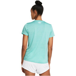 UNDER ARMOUR Tech Twist T-Shirt Damen 482 - radial turquoise/white/white XS