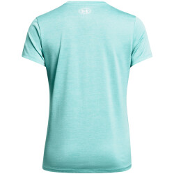 UNDER ARMOUR Tech Twist T-Shirt Damen 482 - radial turquoise/white/white XS