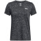 UNDER ARMOUR Tech Twist T-Shirt Damen 001 - black/white XS