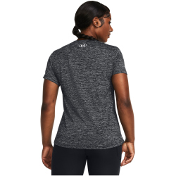 UNDER ARMOUR Tech Twist T-Shirt Damen 001 - black/white XXL