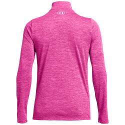 UNDER ARMOUR Tech Twist 1/2-Zip Sportshirt Damen 652 - rebel pink/white M