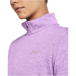 UNDER ARMOUR Tech Twist 1/2-Zip Sportshirt Damen 560 - provence purple/purple ace M