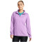 UNDER ARMOUR Tech Twist 1/2-Zip Sportshirt Damen 560 - provence purple/purple ace M