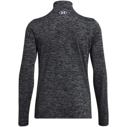 UNDER ARMOUR Tech Twist 1/2-Zip Sportshirt Damen 001 - black/white XL
