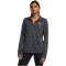 UNDER ARMOUR Tech Twist 1/2-Zip Sportshirt Damen 001 - black/white XL