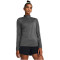 UNDER ARMOUR Tech 1/2-Zip Trainingsshirt Damen 025 - castlerock/black XS