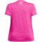 UNDER ARMOUR Tech Twist T-Shirt Damen 652 - rebel pink/pink elixir/white 1X