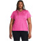 UNDER ARMOUR Tech Twist T-Shirt Damen 652 - rebel pink/pink elixir/white 1X
