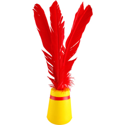 V3TEC Indiaca gelb-rot