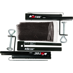 V3TEC Club Tischtennis-Netzgarnitur schwarz