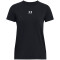 UNDER ARMOUR Off Campus Core T-Shirt Damen 001 - black/white XL