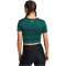 UNDER ARMOUR Motion Crossover Crop-Shirt Damen 449 - hydro teal/white XS