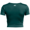 UNDER ARMOUR Motion Crossover Crop-Shirt Damen 449 - hydro teal/white XS