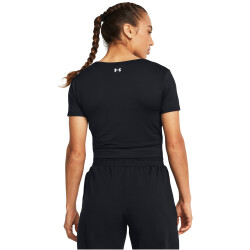 UNDER ARMOUR Motion Crossover Crop-Shirt Damen 001 - black/white L