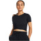UNDER ARMOUR Motion Crossover Crop-Shirt Damen 001 - black/white L