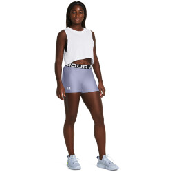 UNDER ARMOUR HeatGear Authentics Shorty Damen 539 - celeste/white XS