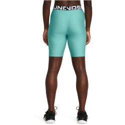 UNDER ARMOUR HeatGear 8" Baselayer Shorts Damen 482 - radial turquoise/white XS