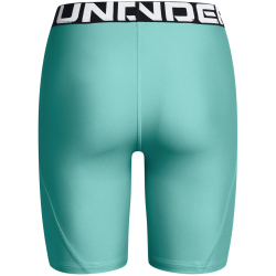 UNDER ARMOUR HeatGear 8" Baselayer Shorts Damen 482 - radial turquoise/white XS