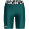 UNDER ARMOUR HeatGear 8" Baselayer Shorts Damen 449 - hydro teal/white XS