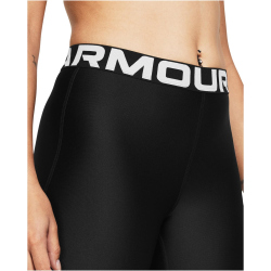 UNDER ARMOUR HeatGear 8" Baselayer Shorts Damen 001 - black/white XS
