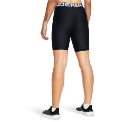 UNDER ARMOUR HeatGear 8" Baselayer Shorts Damen 001 - black/white XS