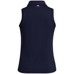 UNDER ARMOUR Playoff &auml;rmelloses Poloshirt Damen 410 - midnight navy/midnight navy/halo gray S