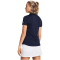 UNDER ARMOUR Playoff Poloshirt Damen 410 - midnight navy/midnight navy/halo gray M