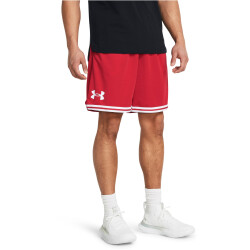 UNDER ARMOUR Zone Basketball Shorts Herren 600 - red/white S