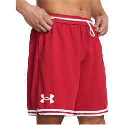 UNDER ARMOUR Zone Basketball Shorts Herren 600 - red/white S