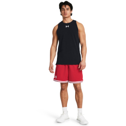 UNDER ARMOUR Zone Basketball Shorts Herren 600 - red/white S