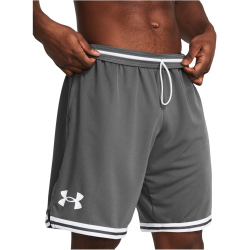 UNDER ARMOUR Zone Basketball Shorts Herren 025 - castlerock/white S
