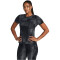UNDER ARMOUR Launch Elite Laufshirt Damen 001 - black/reflective L