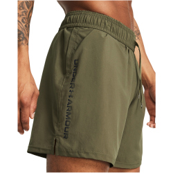 UNDER ARMOUR Woven Shorts Herren 390 - marine od green/black L