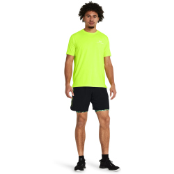 UNDER ARMOUR Woven Shorts Herren 002 - black/high vis yellow L