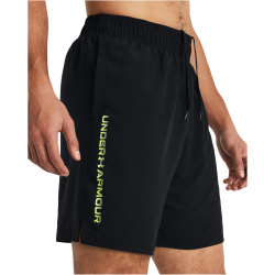 UNDER ARMOUR Woven Shorts Herren 002 - black/high vis yellow XXL