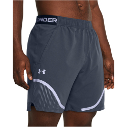 UNDER ARMOUR Vanish 6" Shorts Herren 044 - downpour gray/celeste/celeste L
