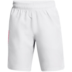 UNDER ARMOUR Woven Shorts Jungen 014 - halo gray/red...