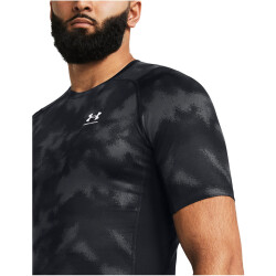 UNDER ARMOUR HeatGear Printed Funktionsshirt Herren 001 - black/white XS