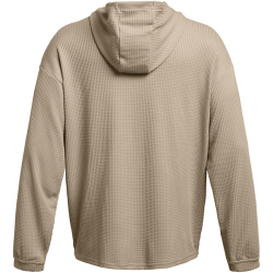 UNDER ARMOUR Rival Waffle Hoodie Herren 203 - timberwolf taupe/white M