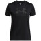 UNDER ARMOUR Tech Logo Trainingsshirt Damen 001 - black/black XS