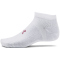 3er Pack UNDER ARMOUR Essential Sneakersocken 100 - white/white/pink elixir L (42-47.5)