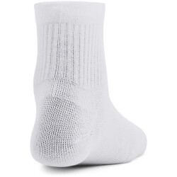 3er Pack UNDER ARMOUR Essential knöchelhohe Socken Kinder 100 - white/white/halo gray M (37-41)